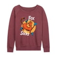 thumbnail image 1 of Dr. Seuss - Fox In Socks Jumping - Women's Lightweight French Terry Long Sleeve Shirt, 1 of 6