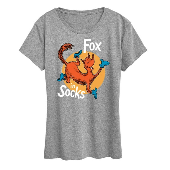 Dr. Seuss - Fox In Socks Jumping - Women's Raglan Graphic T-Shirt