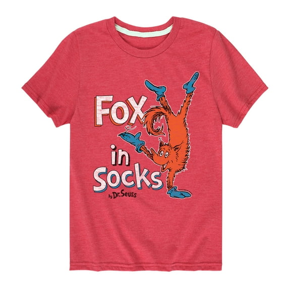 Dr. Seuss - Fox In Sox Book Cover - Toddler & Youth Short Sleeve Graphic T-Shirt