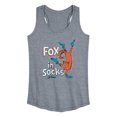 thumbnail image 1 of Dr. Seuss - Fox In Sox Cover - Women's Racerback Tank Top, 1 of 5