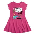 thumbnail image 1 of Dr. Seuss - Fun To Be Done - Girls Fit And Flare Cap Sleeve Dress, 1 of 5