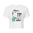 thumbnail image 1 of Dr. Seuss - Fun To Be Done - Juniors Cropped Cotton Blend T-Shirt, 1 of 6
