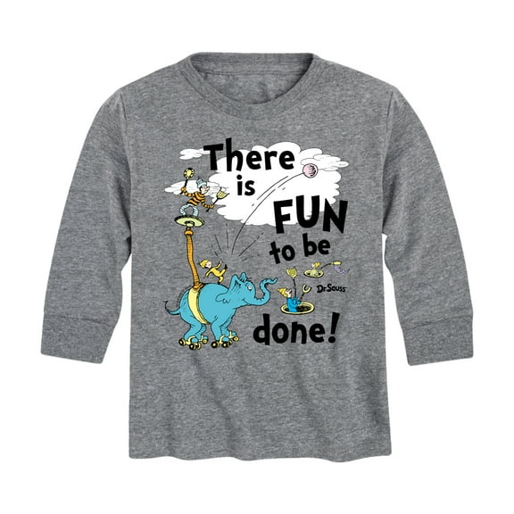 Dr. Seuss - Fun To Be Done - Toddler And Youth Long Sleeve Graphic T-Shirt