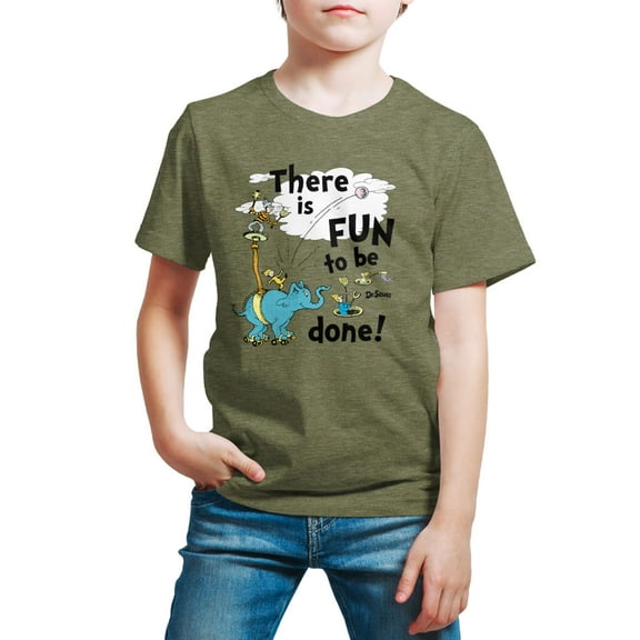 Dr. Seuss - Fun To Be Done - Toddler And Youth Short Sleeve Graphic T-Shirt