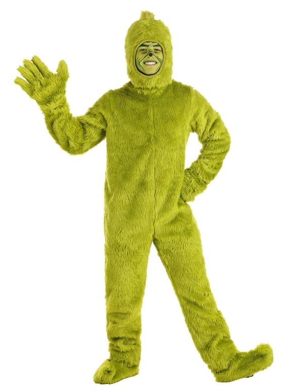 Dr. Seuss Grinch Adult Open Face Costume