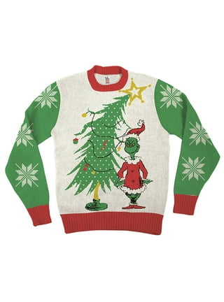 Grinch ugly xmas sweater best sale
