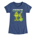 thumbnail image 1 of Dr. Seuss - Grinch Bootleg - Youth Girls Short Sleeve T-shirt, 1 of 4
