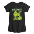 thumbnail image 1 of Dr. Seuss - Grinch Bootleg - Youth Girls Short Sleeve T-shirt, 1 of 4