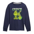 thumbnail image 1 of Dr. Seuss - Grinch Bootleg - Youth Long Sleeve Graphic T-shirt, 1 of 4