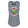 thumbnail image 1 of Dr. Seuss - Grinch Chaos Coordinator - Women's Racerback Tank Top, 1 of 4
