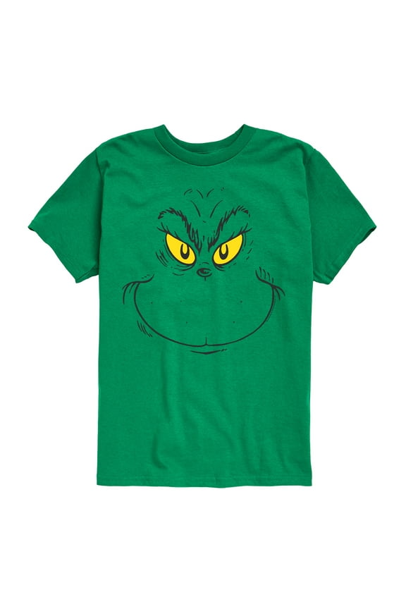 - Grinch Face - Toddler And Youth Short Sleeve Graphic T-Shirt