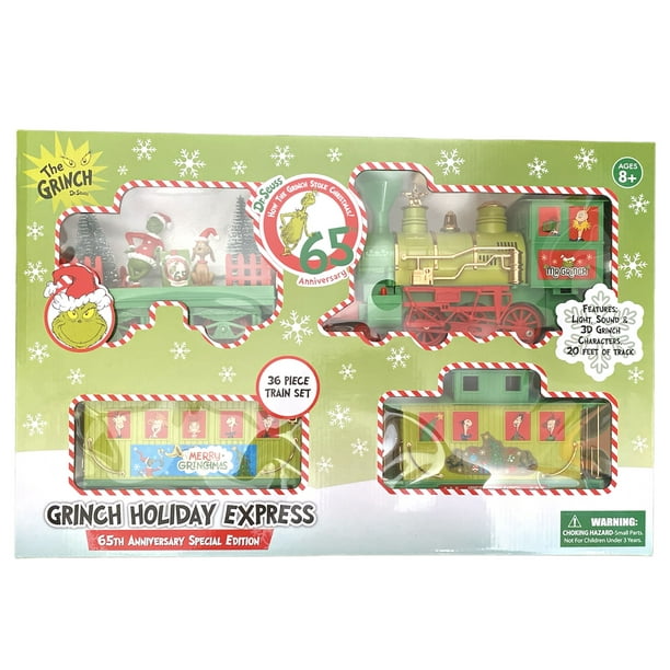 Dr. Seuss Grinch Holiday Express Train 65th Anniversary Special Edition ...