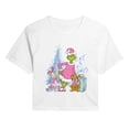 thumbnail image 1 of Dr. Seuss - Grinch Max and Cindy Lou- Juniors Cropped Short Sleeve Graphic T-shirt, 1 of 4