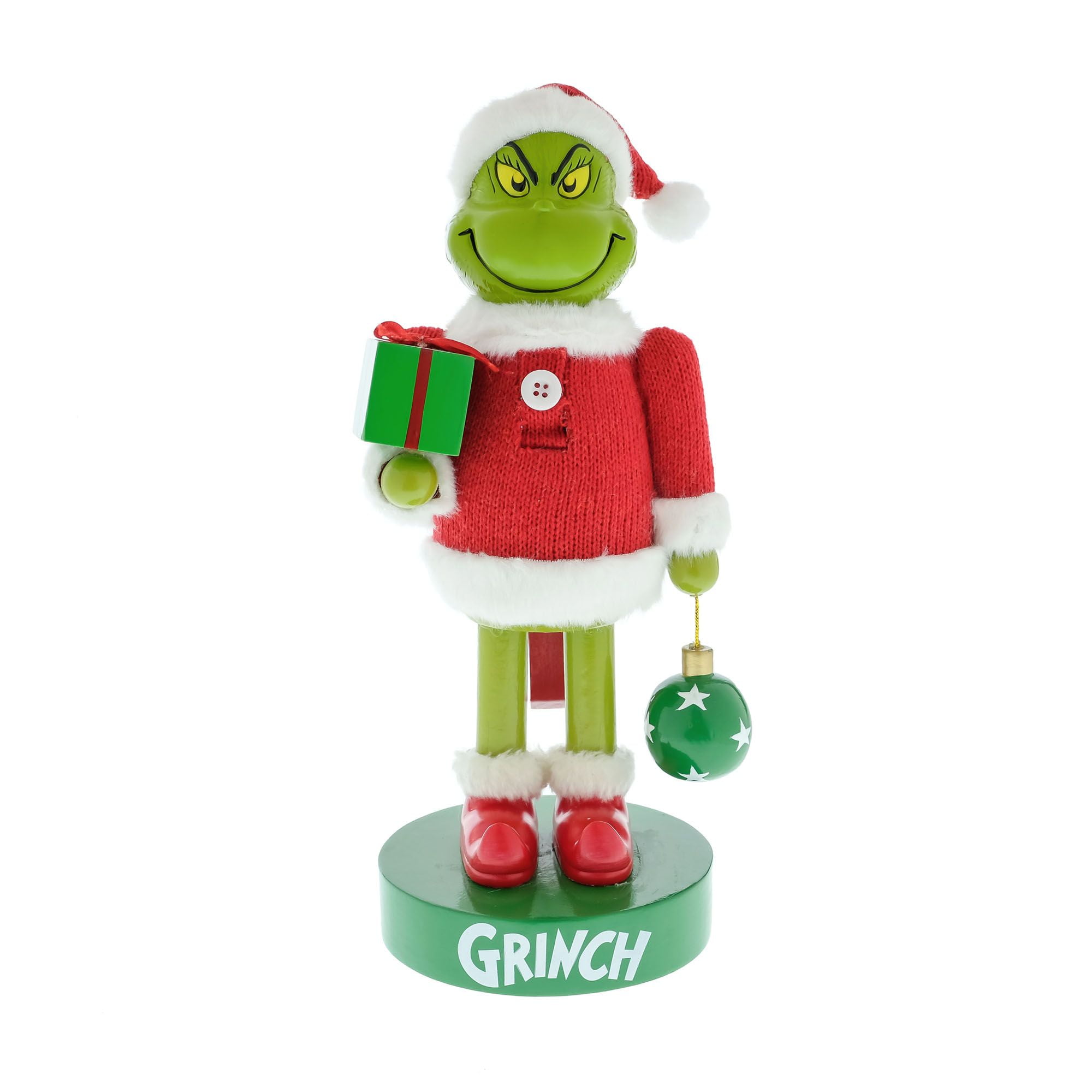Dr. Seuss Grinch Multicolor Costume Resin Decorative Nutcracker, 4.25