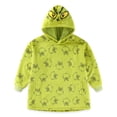 thumbnail image 1 of Dr. Seuss Grinch Oversized Hoodie with Pockets (Girls), One Size, Fits Sizes 4-10, 1 of 5
