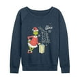 thumbnail image 1 of Dr. Seuss - Grinch Present - Women's French Terry Long Sleeve Pullover, 1 of 4