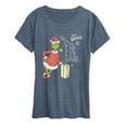 thumbnail image 1 of Dr. Seuss - Grinch Present - Women's Short Sleeve Graphic T-Shirt, 1 of 4