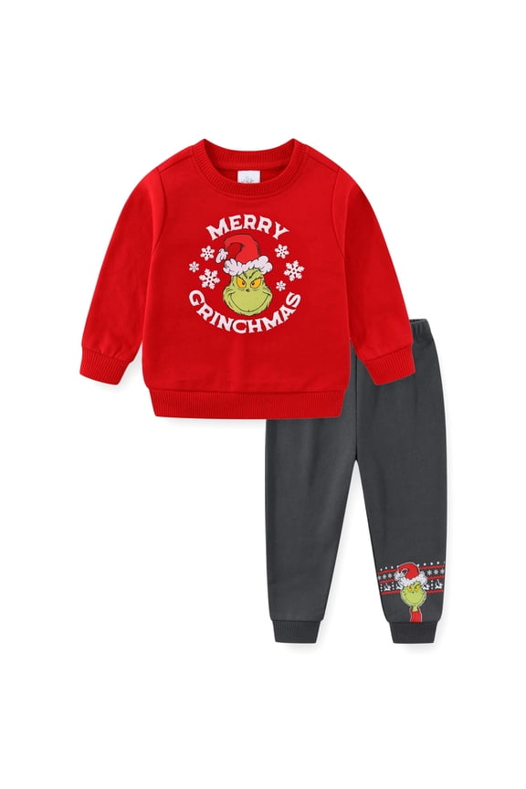 Grinch Sweatshirt and Pants Set (Baby Girls), 2 Piece Set, Sizes 12M-24M