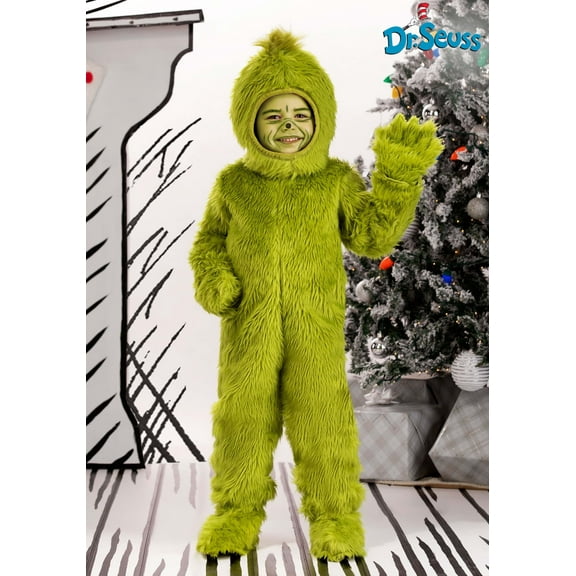 Dr. Seuss Grinch Toddler Open Face Costume