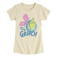 thumbnail image 1 of Dr. Seuss - Grinch Wreath - Youth Girls Short Sleeve T-shirt, 1 of 4