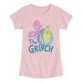 thumbnail image 1 of Dr. Seuss - Grinch Wreath - Youth Girls Short Sleeve T-shirt, 1 of 4