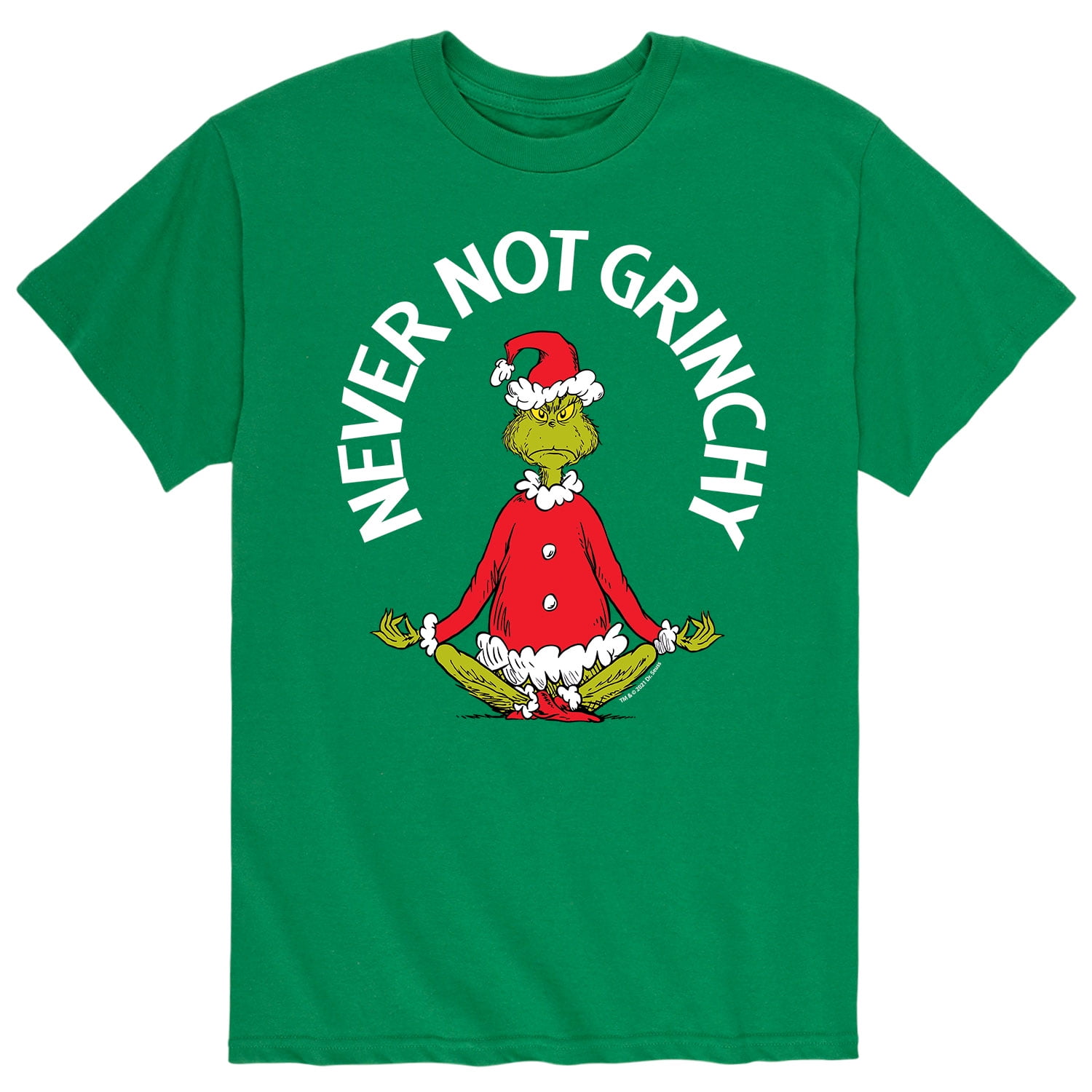 【SATIIIZ】Grinch short sleeve t-shirt Dr. Seuss - Santa Grinch - Men's Short Sleeve Graphic T