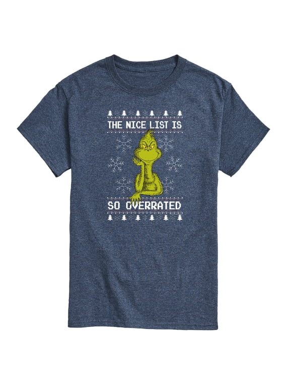 Dr. Seuss - Grinch and Max - Men's Short Sleeve Graphic T-Shirt