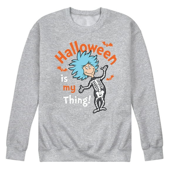 Dr. Seuss - Halloween Is My Thing - Men's Crew Neck Fleece Pullover