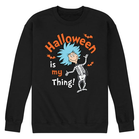 Dr. Seuss - Halloween Is My Thing - Men's Crew Neck Fleece Pullover