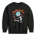 thumbnail image 1 of Dr. Seuss - Halloween Is My Thing - Toddler And Youth Crewneck Fleece Sweatshirt, 1 of 6