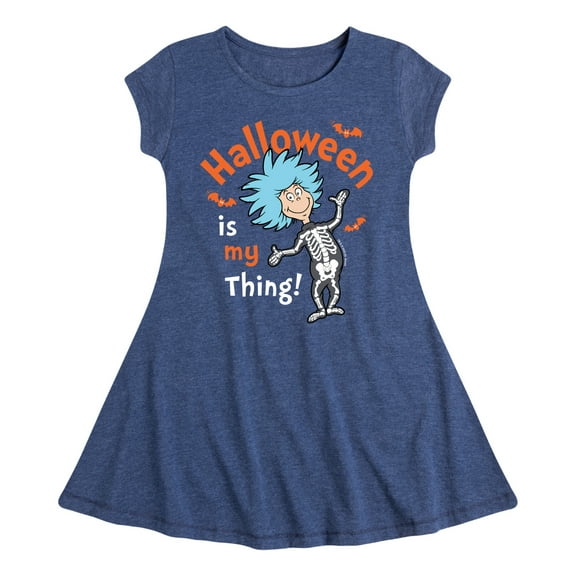 Dr. Seuss - Halloween Is My Thing - Toddler And Youth Girls Fit And Flare Dress