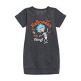 thumbnail image 1 of Dr. Seuss - Halloween Is My Thing - Toddler And Youth Girls Fleece Dress, 1 of 5