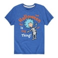 thumbnail image 1 of Dr. Seuss - Halloween Is My Thing - Toddler And Youth Short Sleeve Graphic T-Shirt, 1 of 6