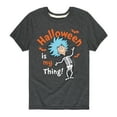 thumbnail image 1 of Dr. Seuss - Halloween Is My Thing - Toddler And Youth Short Sleeve Graphic T-Shirt, 1 of 6