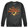 thumbnail image 1 of Dr. Seuss - Happy Halloween Eyes - Men's Crew Neck Fleece Pullover, 1 of 7