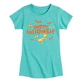 thumbnail image 1 of Dr. Seuss - Happy Halloween Eyes - Toddler And Youth Girls Short Sleeve Graphic T-Shirt, 1 of 6