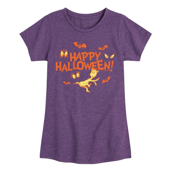 Dr. Seuss - Happy Halloween Eyes - Toddler And Youth Girls Short Sleeve Graphic T-Shirt