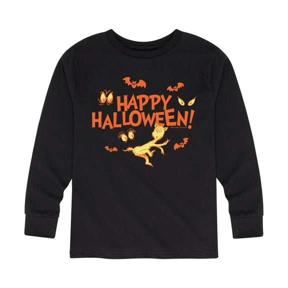 Dr. Seuss - Happy Halloween Eyes - Toddler And Youth Long Sleeve Graphic T-Shirt
