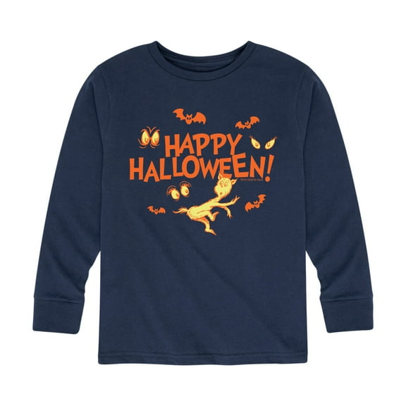 Dr. Seuss - Happy Halloween Eyes - Toddler And Youth Long Sleeve Graphic T-Shirt