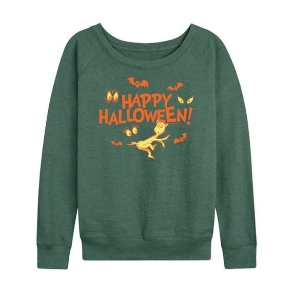 Dr. Seuss - Happy Halloween Eyes - Women's Lightweight French Terry Long Sleeve Shirt