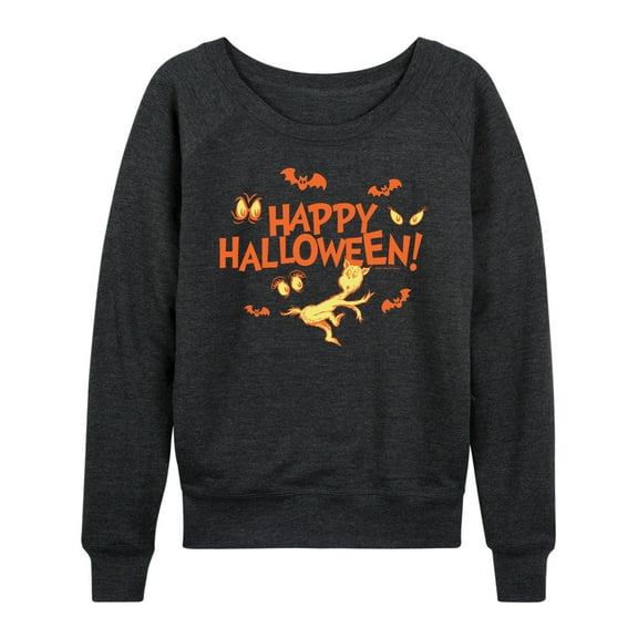 Dr. Seuss - Happy Halloween Eyes - Women's Lightweight French Terry Long Sleeve Shirt
