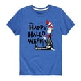 thumbnail image 1 of Dr. Seuss - Happy Halloween Skeleton Cat - Toddler And Youth Short Sleeve Graphic T-Shirt, 1 of 6