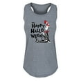 thumbnail image 1 of Dr. Seuss - Happy Halloween Skeleton Cat - Women's Racerback Tank Top, 1 of 6