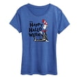 thumbnail image 1 of Dr. Seuss - Happy Halloween Skeleton Cat - Women's Short Sleeve Graphic T-Shirt, 1 of 6