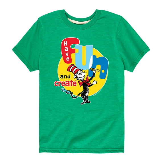 Dr. Seuss - Have Fun And Create - Toddler And Youth Short Sleeve Graphic T-Shirt