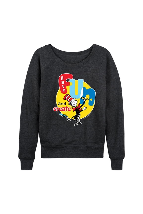 - Have Fun And Create - Women's Lightweight French Terry Pullover