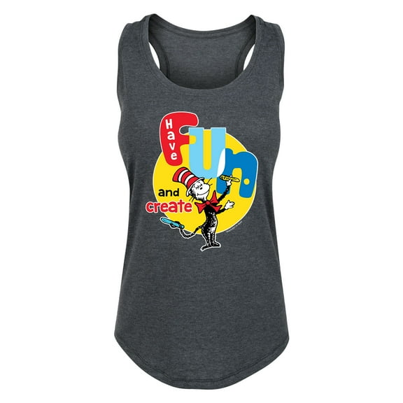 Dr. Seuss - Have Fun And Create - Women's Racerback Tank Top