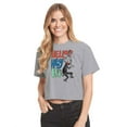 thumbnail image 1 of Dr. Seuss - Hello Hey Hi - Juniors Cropped Cotton Blend T-Shirt, 1 of 6