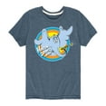 thumbnail image 1 of Dr. Seuss - Horton Draws A Who - Toddler And Youth Short Sleeve Graphic T-Shirt, 1 of 6