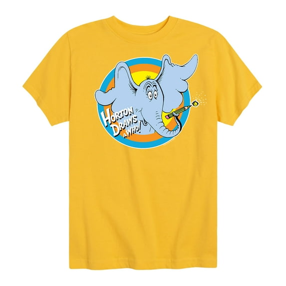 Dr. Seuss - Horton Draws A Who - Toddler And Youth Short Sleeve Graphic T-Shirt